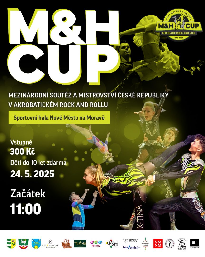 Akrobatický ROCK´AND´ROLL – M&H cup 2025
